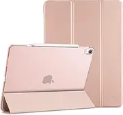 ProCase for iPad Air 13 Inch Case 2025 M3/2024 M2, Slim Smart Cover iPad 13 Air M3 M2 Case with Translucent Hard Shell Back, Supports Touch ID, Auto Wake/Sleep -Rosegold