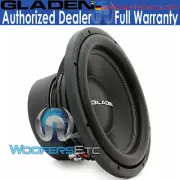 GLADEN SQX12 12" CAR SUB 600W RMS 4-OHM SOUND QUALITY SUBWOOFER BASS SPEAKER NEW