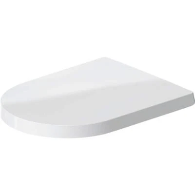 Duravit Toilet Seats Starck Elongated Closed Front Toilet Seat in White Durable