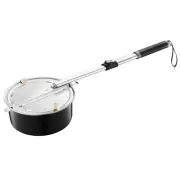 Campfire Popcorn Popper Fire Pit Grill Heavy Duty Popcorn Pit Popper for Camping