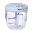 900ML Manual Meat Mincer Garlic Chopper Rotate Garlic Press Crusher Vegetable