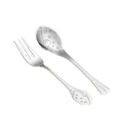 1Set Cartoon Tableware For Kids Spoon Reusable Cutlery Set 304 Stainless Steel Dinnerware Kitchen Dinner Set