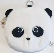 Panda Bear CD/DVD/Blu-ray Sleeve Holder Binder Plush - New
