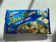 Ziploc Zip N Steam Steam Cooking Bags 10 Bags 2-4 Servings Medium See Dimensions