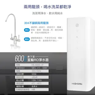 【豪星HaoHsing】RO逆滲透濾芯C10HF-600G-02【HS-600G第二道濾心】【HS-600G-A1】