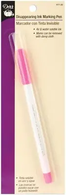 Dritz 677-20 Disappearing Ink Marking Pen-Pink