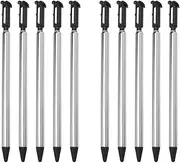 Create idea 10pcs Stylus Pen Retractable Touch Screen Pen Extendable Touch Pens Compatible with Nintendo New 3DS for Control Video Games Black