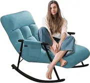 Nursing Rocking Chair, Rocking Chair for Bedroom, Modern Armchair, Recliner Chair Padded Seat, Modern Reclining Rocking Chair, Rocking Recliner Reading Chair, Glider Chair for Living Room, Nursery