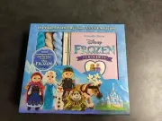 NEW Disney Frozen Crochet Kit by Kati Galusz 12 Patterns, Yarn, Elsa, Anna, Hook