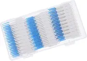 Ipetboom Pcs Interdental Brush Set Soft Silicone Bristles Travel Toothpick Tool for Gums Cleaning Gentle Gums