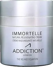 Addiction London, Immortelle Natural Rejuvenating Cream the supreme refining and restoring Phyto-Retinol complex anti-aging cream and anti-wrinkle care to maintain beauty and youthful skin -50 ml