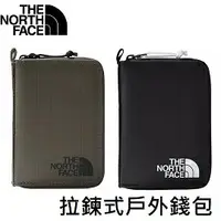 在飛比找樂天市場購物網優惠-[ THE NORTH FACE ] 拉鍊式戶外錢包 / 皮