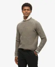 Chunky Raglan Jumper | Walnut Brown