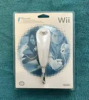 Authentic Nintendo Wii Nunchuck Controller White OEM New Factory Sealed Package