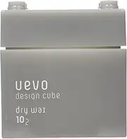 ウェーボ デザインキューブ Dry Wax 2.8 oz (80 g) - Hair Wax - Matte Finish - Clay Powder Formula - Frizz Control