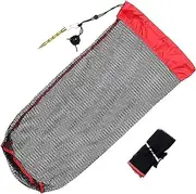 Fishing Net Mesh Fish Trap,Fishing Guard Basket Collapsible Fish Cage Fishing Keep Net,Keeping Lures Crayfish Crab Fishes Smelt Minnows Shrimps Lobsters,Drawstring Net Bag Cage for Fishing Foldable