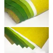 Versatile Green Artificial Grass Mat 25x25cm for Home Decoration and Play
