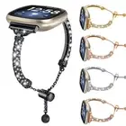Steel Watch Link Band Strap Bracelet Replacement for Fitbit Versa 3 4 Sense 2