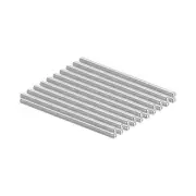 20 Pcs Dowel Pins 1x18 mm (1/24" Dia) Round Head Flat Chamfered End Metal Pin