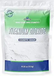 MYOC Titanium Dioxide Powder Cosmetic Glycerol Monostearate Powder Non-GMO, Paraffin & Sulfate Free 553gm
