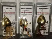 3 Trout spinners 1/4 oz inline small mouth LTFFLIES.COM