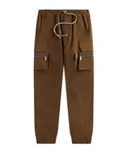Rick Owens Mastodon Drawstring Cargo Pants IT48 bean color