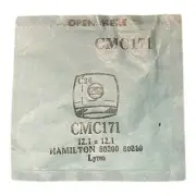 Germanow-Simon Mach (GS) CMC171 Watch Crystal 12.1x12.1 NOS Part Flexo Hamilton