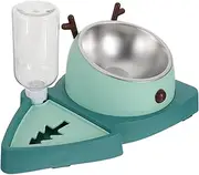 Happyyami Pet Dog Slow Feeder Bowl Water Dish Automatic Feeding for Comfortable Mealtime Easy to Clean Design Smooth Surface for Safe Use for Dogs and Cats