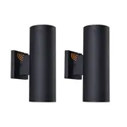 Modern Outdoor Porch Light Patio Light in 2 Lights Dusk to Dawn Photocell