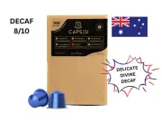 100 Pack Decaf Coffee Pods - Nespresso Compatible Decaffeinated Capsules