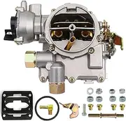 Marine Carburetor 2 Barrel Carb for Mercruiser 3.0L 2.5L 4 CYL Engines Mercarb with Jets Long Linkage and Gaskets Electric choke,Replace 3310-864940A01 Base Bolt Pattern 3 3/4 X 2 inches