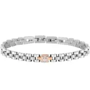 Maserati Jewels Chain Silver Bracelet Rose Gold Element