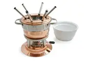 Lausanne 11 Piece Copper Fondue Set