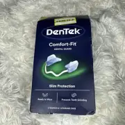 DenTek Comfort-Fit Dental Guard For Nighttime Teeth Grinding, SEALED, 2 Guards