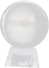 PartyKindom 1 Set Crystal Ball Ornament with Charging Base Unique Desktop Decor for Home and Office and Space Saving Design