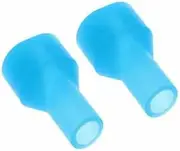 2Pcs Blue Bite Valve Replacement Sheath for Camelbak, 4 Colors Hydration Packs Bite Valve Mouthpiece BPA-Free Hydraulics Silicone Nozzle Parts Compatible with Camelbak Backpack Water Reservoir
