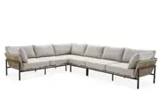 Sierra Outdoor Extended L-Shape Sectional Sofa