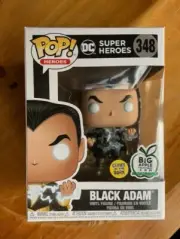 Black Adam Energy Glow GITD 348 Funko Pop Vinyl New in Mint Box + Protector