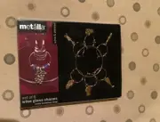 Metalla Set of 6 Wine & Cheese Stemware Charms With Holding Ring, New