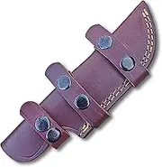 Leather Knife Sheath for Belt,Top Grain Knife Holster, 8 in Horizontal Knife Sheath for Belt Carry EDC Leatherman Sheath, Compact Draw Knife Holster
