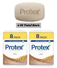 16 Bars 3.7 oz. PROTEX OATS ANTIBACTERIAL SOAP BAR JABON PROTEX AVENA Family PK
