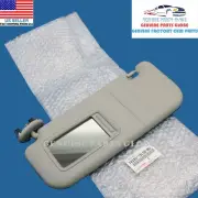 GENUINE TOYOTA 11-13 MATRIX LEFT DRIVER GRAY SUN VISOR W/MIRROR 74320-12L50-B0