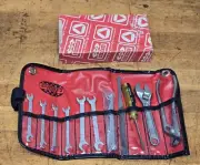 Vintage Bonney Tool Ignition Set Wrenches Pliers 4" Utica Adjustable NEW In Box