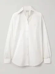 [MCQUEEN] MCQUEEN - Oversized Cotton-poplin Shirt - White - IT42 IT 42 White