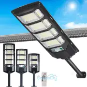 99000000LM Outdoor LED Solar Flood Light Street Light Dusk to Dawn Wall Lamp