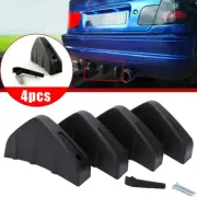 4PCS Universal Car Rear Bumper Lip Diffuser Shark Fins Splitter Accessories