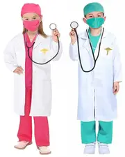 Full Set Doctor Lab Coat Child Costume
