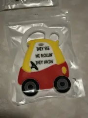 Infant Teether Toy With Clip ‘They See Me Rollin’ Cozy Coupe Silicone