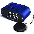 Riptunes Loud Alarm Clock with Bed Shaker for Heavy Sleepers, Vibrating Alarm...