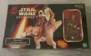 Star Wars Episode 1 Kaadu & Jar Jar Binks with Energy Ball Atlatl NEW